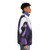 Lain Serial Experiments Lain inspired puffer jacket with 90s anime style - men side right