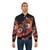 Gritty Flyers Bomber Jacket with Creepy and Funny Mascot Design - Lifestyle