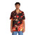 Akagi Hawaiian Shirt with Anime-Inspired Kitsune Fox Design - Lifestyle