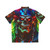 Biker Pirate Hawaiian Skull Shirt - Horror 80s Motorcycle Demon - Back