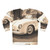 356 Sepia Sweatshirt for Porsche Classic Car Enthusiasts - Back