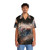 Colorful Hawaiian shirt featuring the rainbow snakehead fish, Channa bleheri - People Front