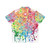 Colorful rainbow paint splatter drip Hawaiian shirt