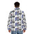Matt Foley "Van Down by the River" Puffer Jacket featuring a classic 90s comedy design - men back