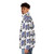 Matt Foley inspired puffer jacket with crazy hands design - men side left