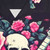 Rock and Roses Hawaiian Shirt with Music and Guitar Inspired Design - Detail