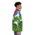 LSD Albert Hofmann Bicycle Day Puffer Jacket with trippy, psychedelic design - men side right
