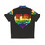 Rainbow Disco Ball Heart Hawaiian Shirt - Back