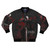 Devil May Cry Dante Demon Hunter Bomber Jacket featuring a modern art design with quotes and words