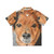 Adorable dog portrait Hawaiian shirt with pet art