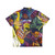 Rainbow children's Hawaiian shirt featuring a Prince cover - Back