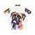 Colorful watercolor portrait of a boxer dog on a Hawaiian shirt - Back