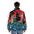 Lone Wolf and Cub inspired puffer jacket with shogun assassin design - men back