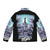 Landmvrks Skull Castle Dark Fantasy Puffer Jacket - Back