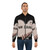 New Zealand Cricket Blackcaps Bomber Jacket with Silver Fern Logo - Lifestyle