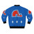 Vintage Quebec Nordiques Retro Bomber Jacket - Back