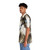 Winter Wolf Hawaiian Shirt with Kitsune Spirit Print - People Left