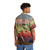 Winter landscape Hawaiian shirt with Japanese art design - People Back