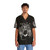 Quirky David Lynch inspired Hawaiian shirt with rabbit graphics - People Front