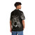 Quirky David Lynch inspired Hawaiian shirt with rabbit graphics - People Back
