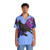 Bi Crow 2023 Hawaiian Shirt with beautiful bird, floral, and bisexual pride design - People Front