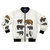Bears Bomber Jacket with Nature Inspired Design