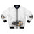 Bomber jacket featuring a rally car illustration with a painting effect, highlighting the motorsport and German automotive design.