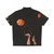 3 Point Basketball Hawaiian Shirt - Back