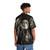 3 Opossum Moon Hawaiian Shirt with Tropical Opossum Print - Flat lay