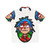 2D Hawaiian Shirt with Gorillaz and David Bowie Inspired Graphics