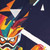 Kamen Rider Ex-Aid Themed Colorful Hawaiian Shirt - Detail