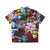 Wiccan Hawaiian Shirt with Superhero Motifs - Back