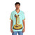 Whooping snake themed hawaiian shirt with bright yellow and green colors - People Front