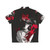 Queen Hawaiian Shirt 2 - Monochrome Japanese Anime Blood Drama - Back