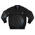 Bomber jacket with a graphic design featuring the Doppler effect, physics, and math elements