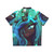 Queen Chrysalis Hawaiian Shirt with Changeling Motif - Back