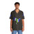 Hummingbird legendary animals print on a vibrant Hawaiian shirt - People Front