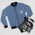 TDI original logo merch bomber jacket for technical scuba divers - Flat lay