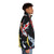 Koi Lucky Mix Puffer Jacket featuring colorful Japanese koi carp - men side right