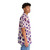 Large white blood cell pattern on a Hawaiian-style shirt - People Pight