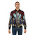Queen Elizabeth I Stained Glass Bomber Jacket with a beautiful stained glass window design - Lifestyle