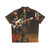 Rick James-inspired Hawaiian shirt with funk and pop music design - Back