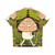 Whimsical Hawaiian shirt with mushroom and nature print design - Back