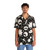 Rick and Morty Black and White Pattern Hawaiian Shirt - People Front