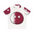 Qatar Countryball Hawaiian Shirt featuring the flag of Qatar