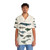 Whales Hawaiian Shirt with Vibrant Watercolor Ocean Themed Print - People Front