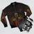 Diablo 4 Lilith Bomber Jacket featuring dark fantasy design - Flat lay