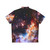 Westerlund 2 Hawaiian shirt featuring a cosmic galaxy design - Back