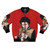 Adam and the Ants inspired bomber jacket with stand and deliver and dandy highwayman graphics