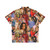 Wendy In Repetition Hawaiian Shirt - Collage Pattern - Back